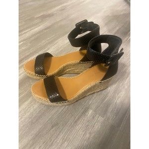 Preston  & York black wedge heels